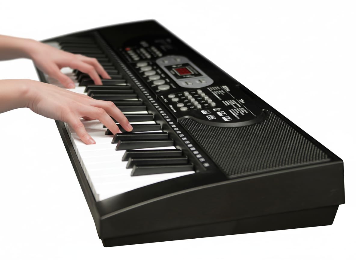 Amazon | Retro Sound ガイド機能付き 電子ピアノ 光った鍵盤をなぞる
